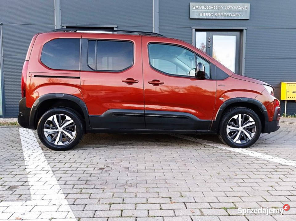 Peugeot Rifter 2020r SalonPL BLIS ACC Kam360 Rifter małopolskie Kraków