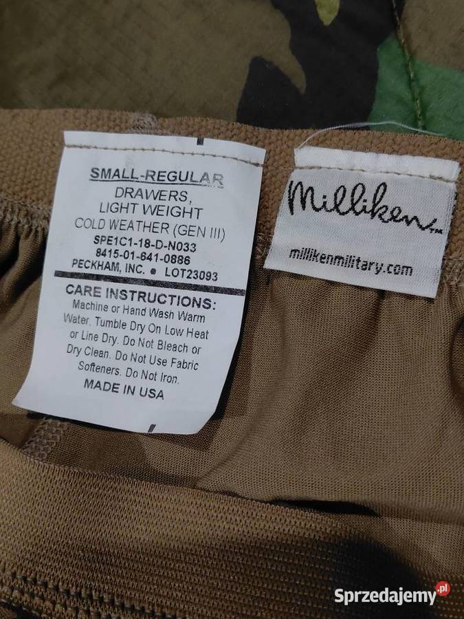 Ocieplacz kalesony MILIKEN small regular Wrocław