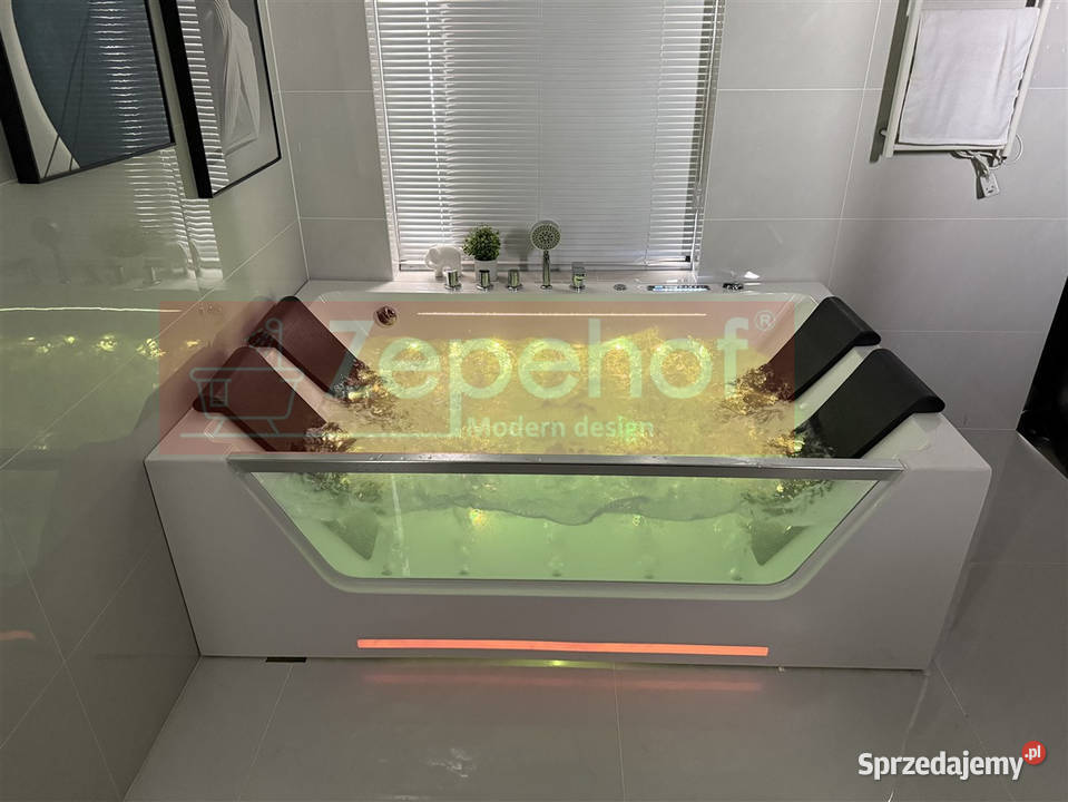 Wanna z hydromasażem C509 22 prostokątna Grabówka