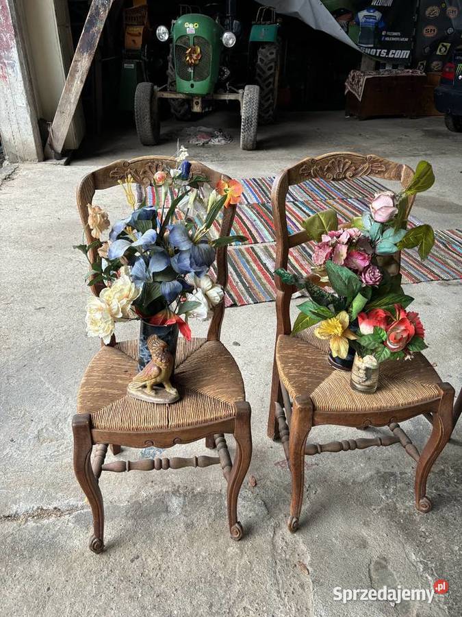 stare krzesła PRL gięte i inne vintage meble Kosianka-Trojanówka