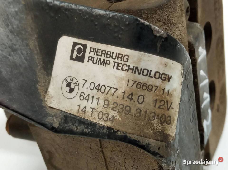 POMPA WODY DODATKOWA 9239313 Bmw Seria 6 III
