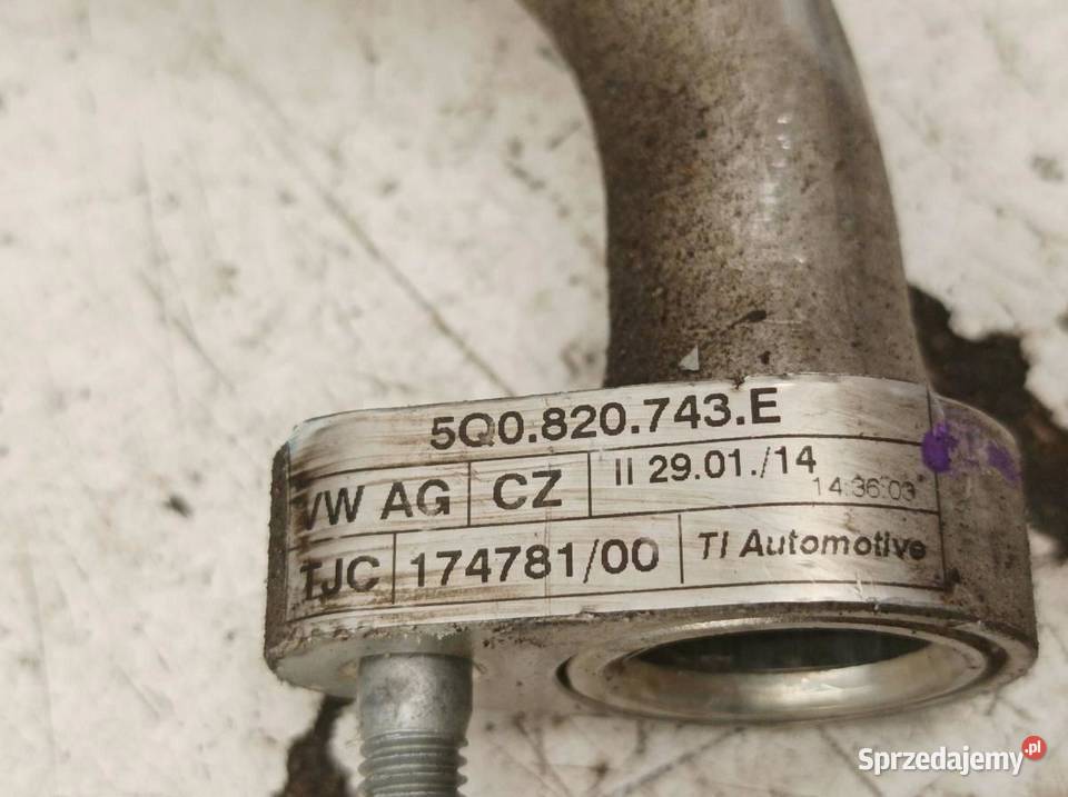 PRZEWÓD KLIMATYZACJI 20 TSI GTI RURKA 5Q0820743E
