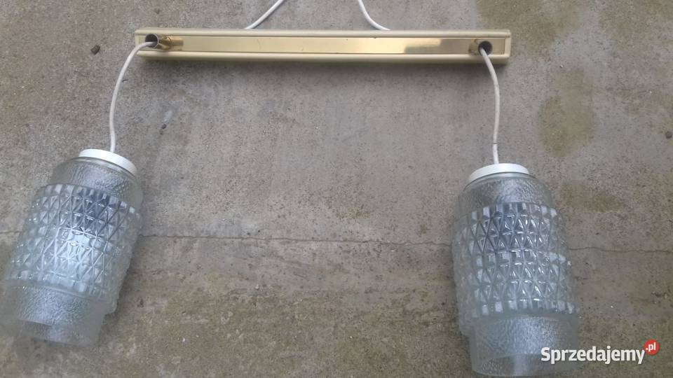Retro lampa wiszaca z lat 70 tych Czechoslowacja Lubań sprzedam