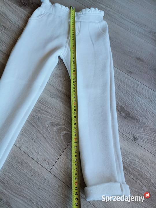 Spodnie legginsy dresy dziewczęce ocieplane z mazowieckie Płock sprzedam