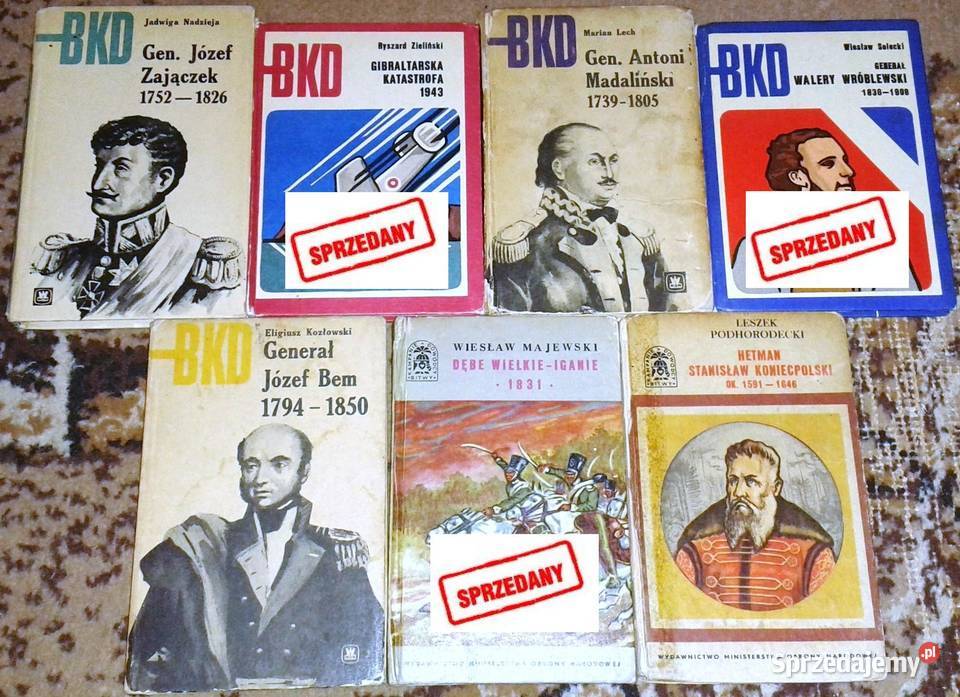 Książki z serii BKD 5książeczek