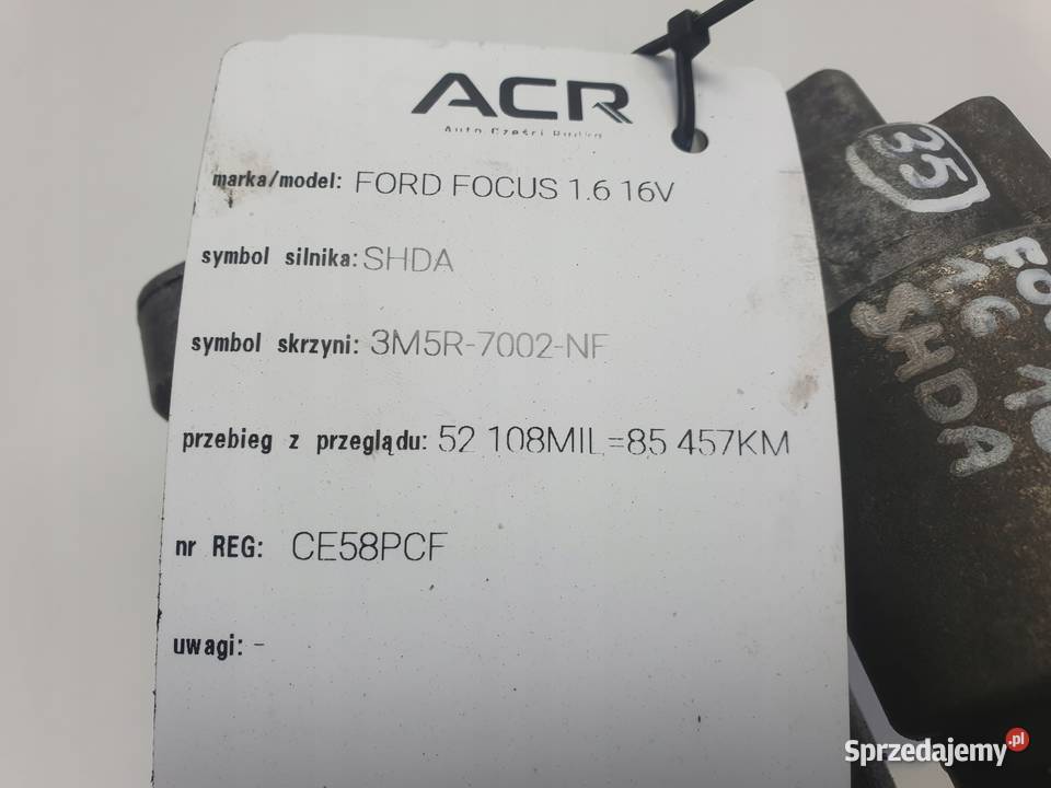 Ford Focus MK2 II 16 16V ROZRUSZNIK 0001107417 lubelskie Janów
