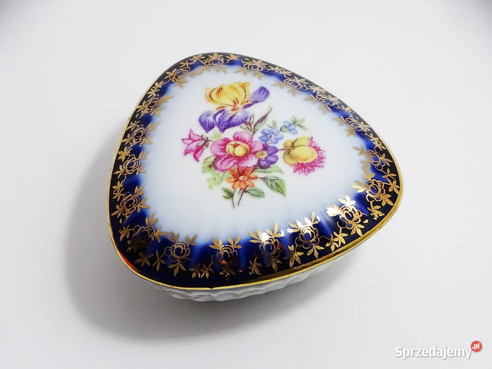 Porcelanowe puzderko dekoracyjne Made in Germany Biłgoraj