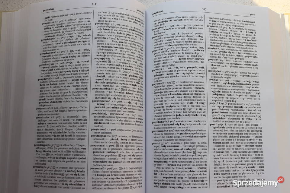 Wielki Słownik FrancuskoPolski Wiedza Powszechna Warszawa