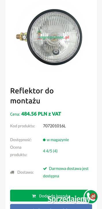 Oryginalne lampy Zelmot Ursus c360 podkarpackie Sanok