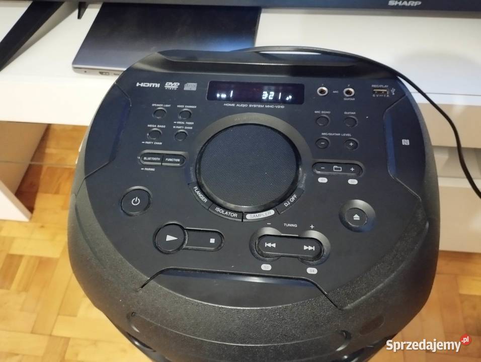 Głośnik przenośny Sony MHCV21D bluetooth radio Libiąż