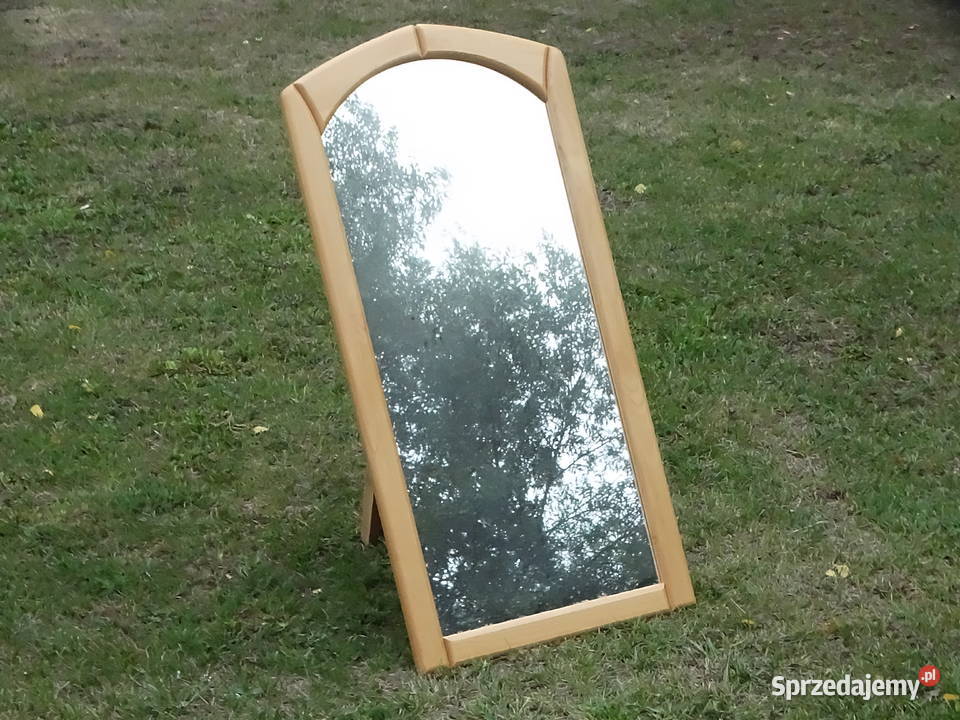 Duże lustro wiszące w drewnianej ramie 119x60 Biłgoraj sprzedam