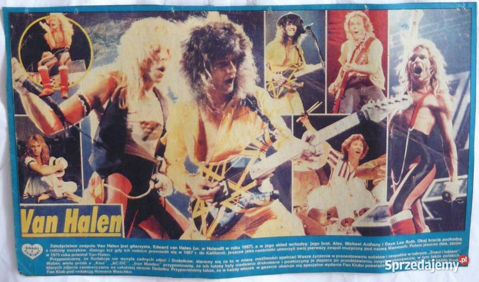 PLAKATY VAN HALEN WYPRZEDAŻ ŚWIAT PLAKATÓW kujawsko-pomorskie
