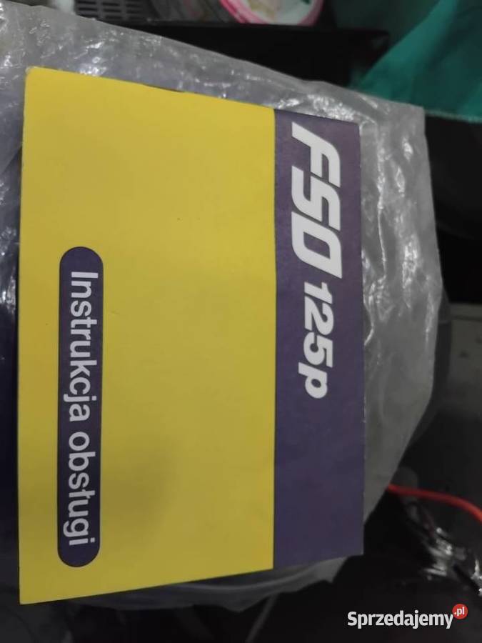 125 p instrukcja obsługi Adamin sprzedam