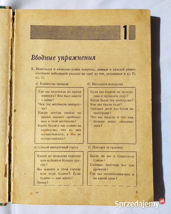 JĘZYK ROSYJSKI klasy IV liceum Hajnówka