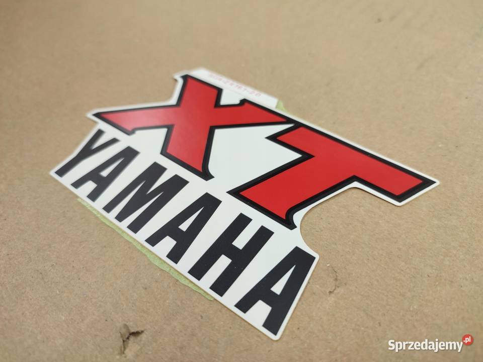 NAKLEJKA EMBLEMAT NA BAK YAMAHA XT 550 1982 lubelskie