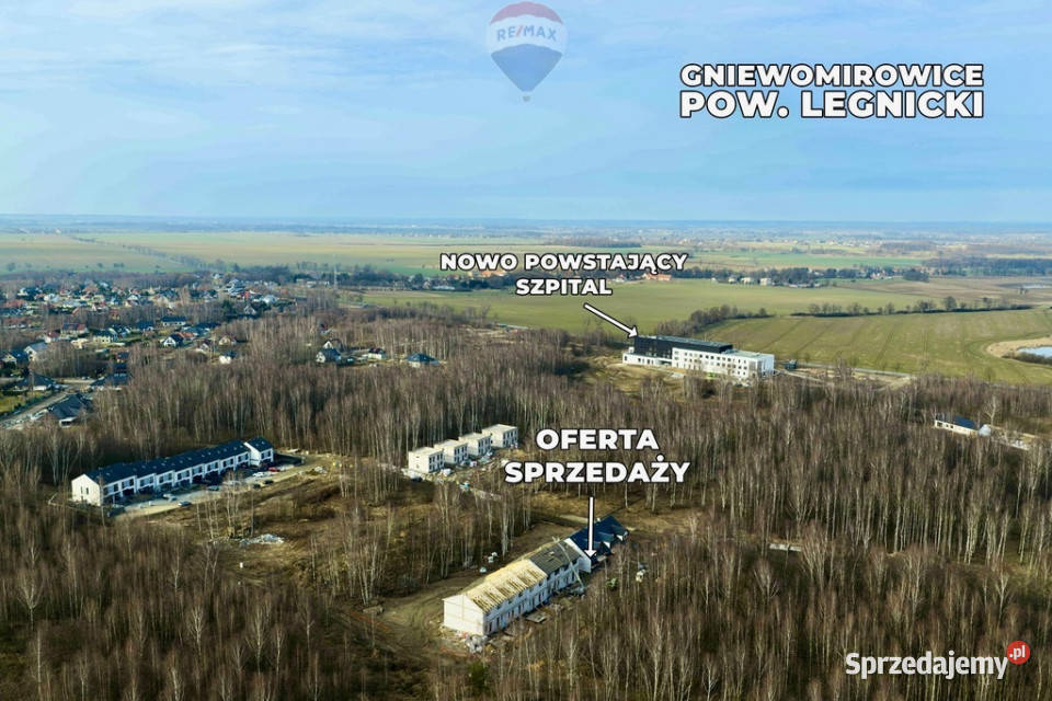 Nowoczesny dom z ogródkiem w otulinie lasu Sprzedaż Gniewomirowice