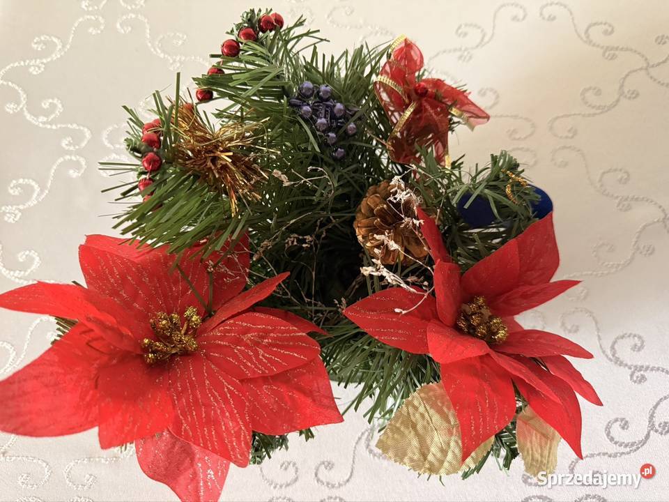 Stroik Bożonarodzeniowy Świąteczny z Gwiazdą