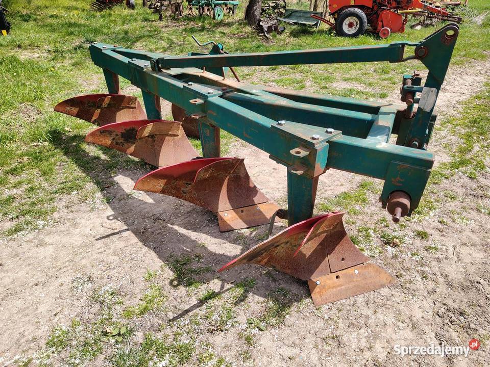 Pług zagonowy 4 skibowy WIRAX TRANSPORT nieuszkodzony Łomno