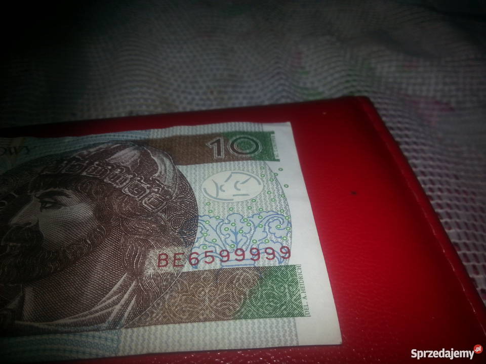 Banknot 10zl BE 6599999 małopolskie Kraków