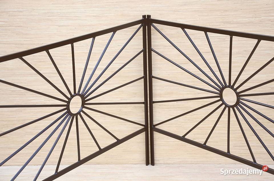 Płotek metalowy ogrodowy palisada do ogrodu 100 Siepraw