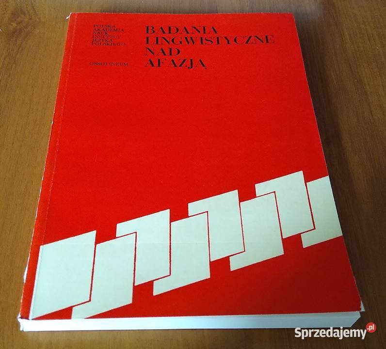 Badania lingwistyczne afazją Urbańczyk Rymut miękka Gdańsk sprzedam