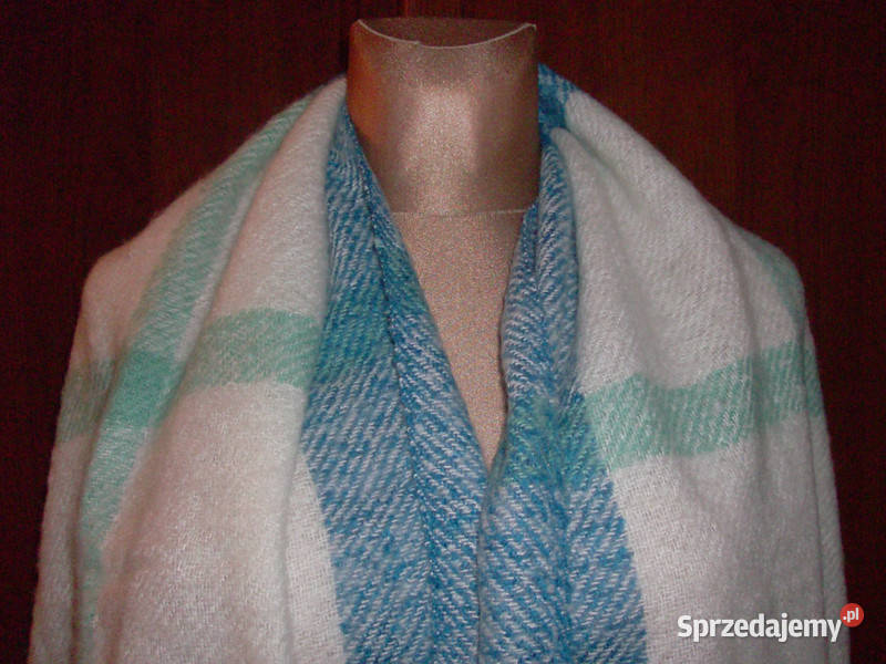 Szal nowy ciepły szalik Knyszyn