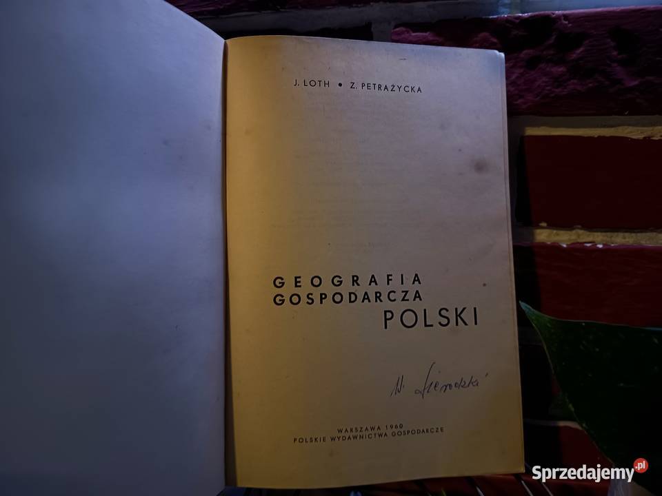 Geografia Gospodarcza Polski Warszawa 1968