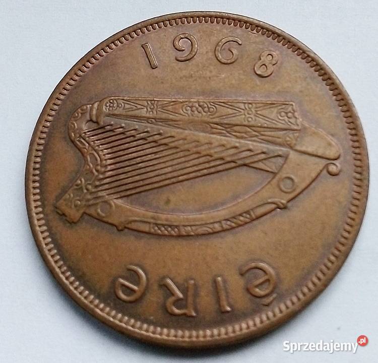 IRLANDIA1 PENS1968 rKURA I MAŁE Numizmatyka Legionowo