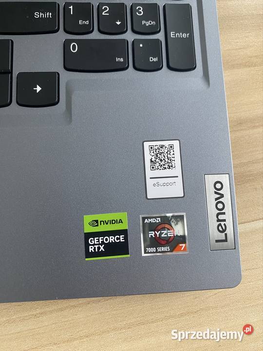 Laptop Lenovo LOQ AMD Ryzen 7 RTX4050 512SSD Dobra sprzedam