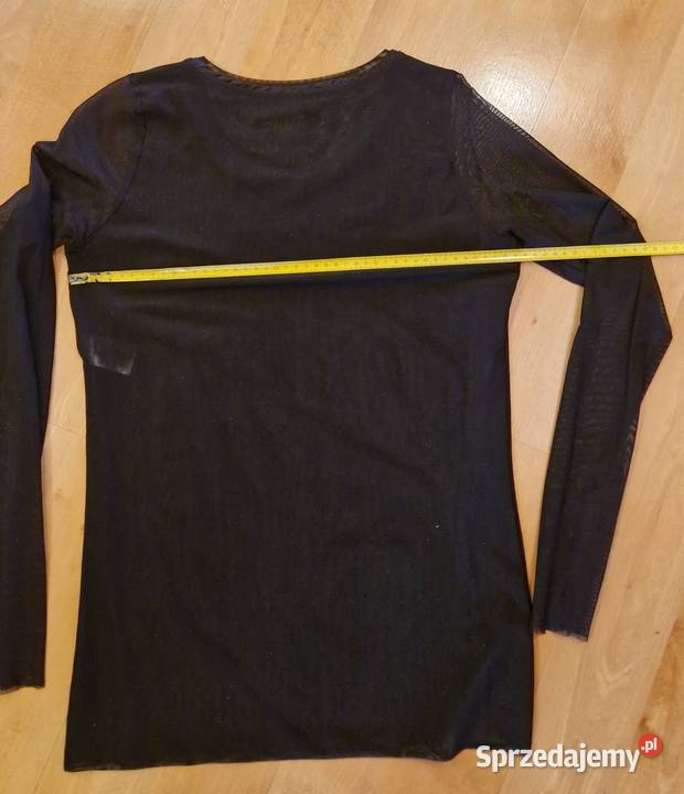 Bluzkatshert czarny z długimi rękawami z Lublin