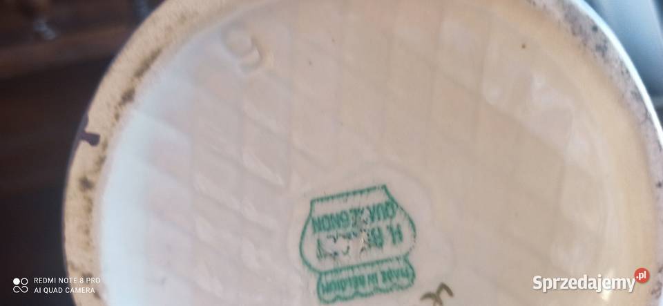 Amfora wazon Vintage Hubert Bequet Ceramique Porcelana i szkło Gdańsk