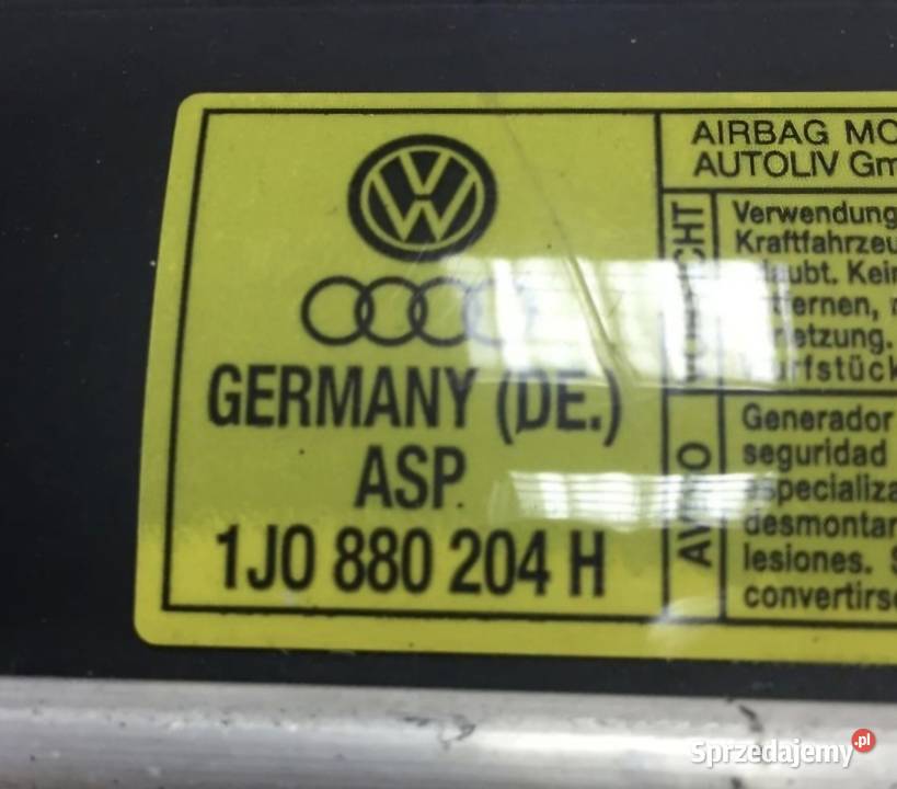 PODUSZKA POWIETRZNA AIRBAG PASAŻERA LEON I Wyposażenie wnętrza świętokrzyskie Działoszyce sprzedam