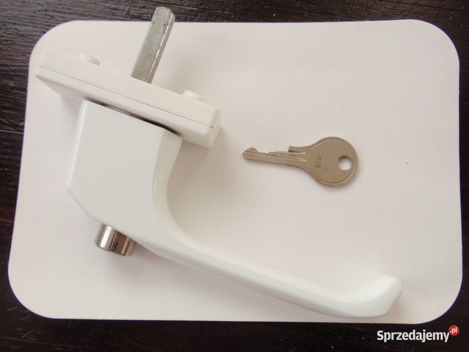 Klamka Okna Okienna z kluczykiem zamkiem L35mm łódzkie