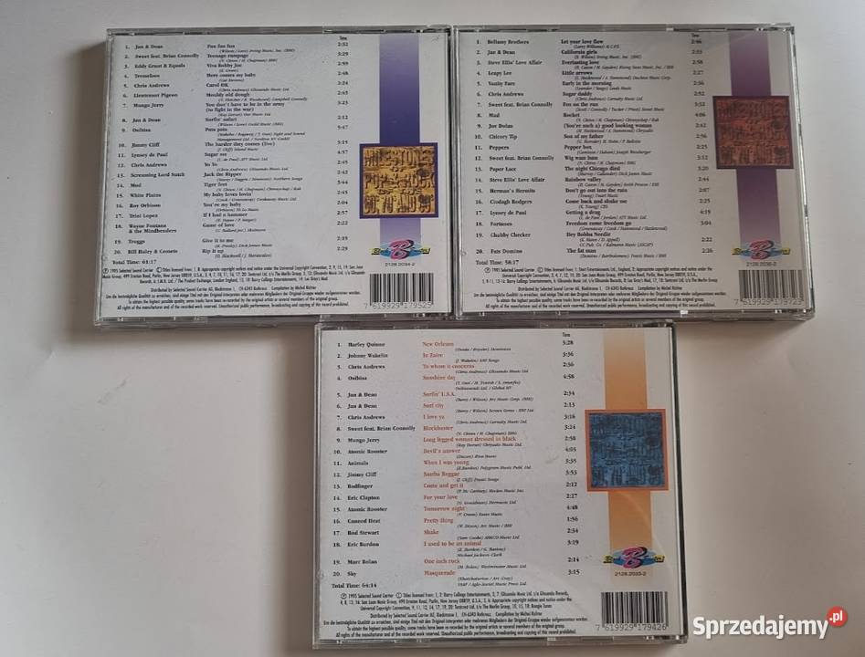 Płyty CD Rock Roll Classics różne 11 sztuk Zielona Góra