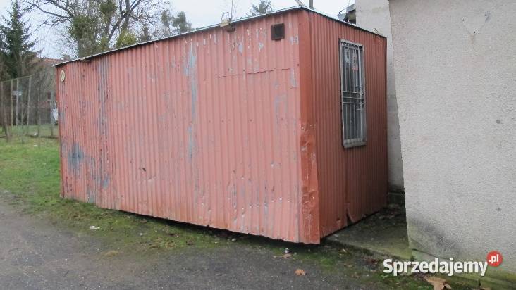 Kontener magazynowy czerw 220 x 500 x h240 1 Biskupiec sprzedam