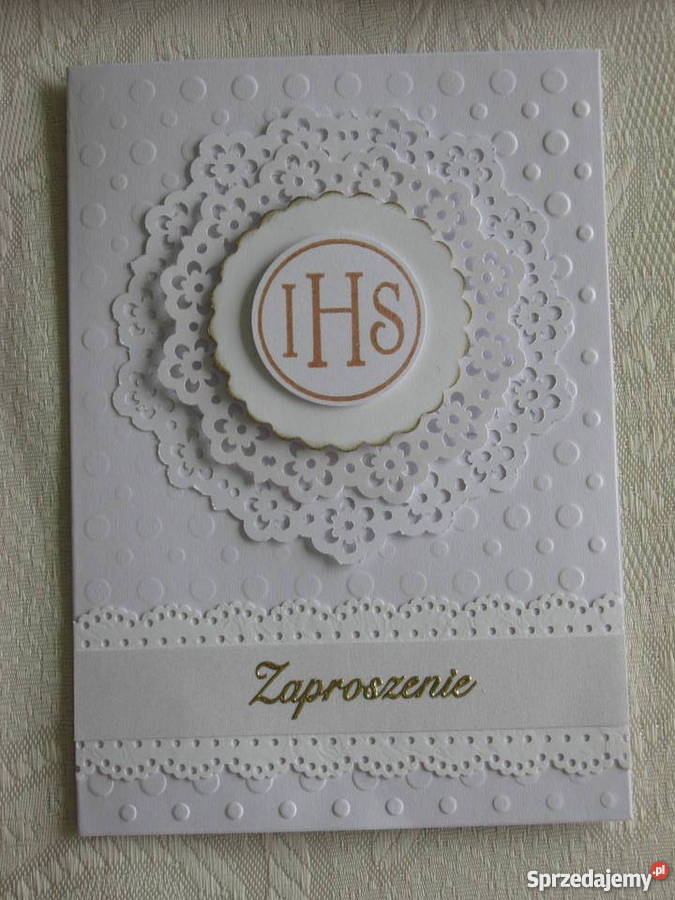 IHS uniwersalne Komunia Chrzest Zbójno