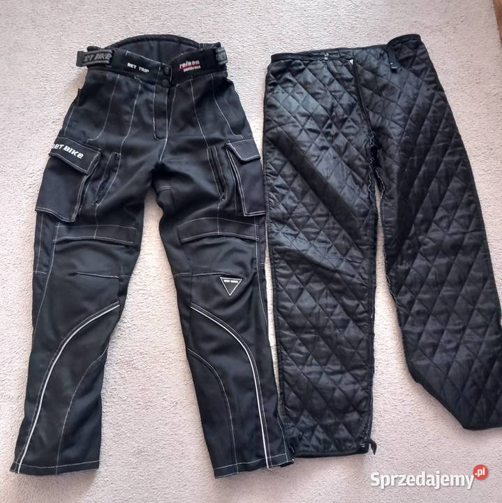 Spodnie motocyklowe damskie 38 RET BIKE solidna nieuszkodzony