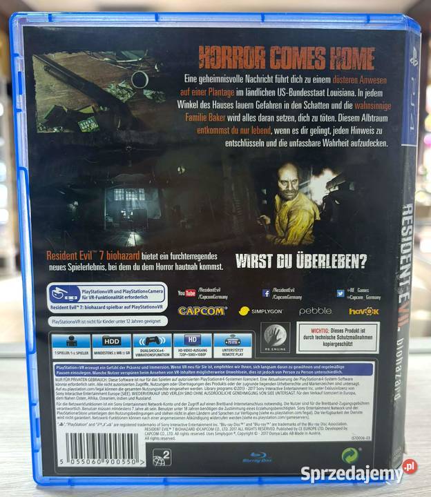 Gra 4 Resident Evil Biohazard Elbląg