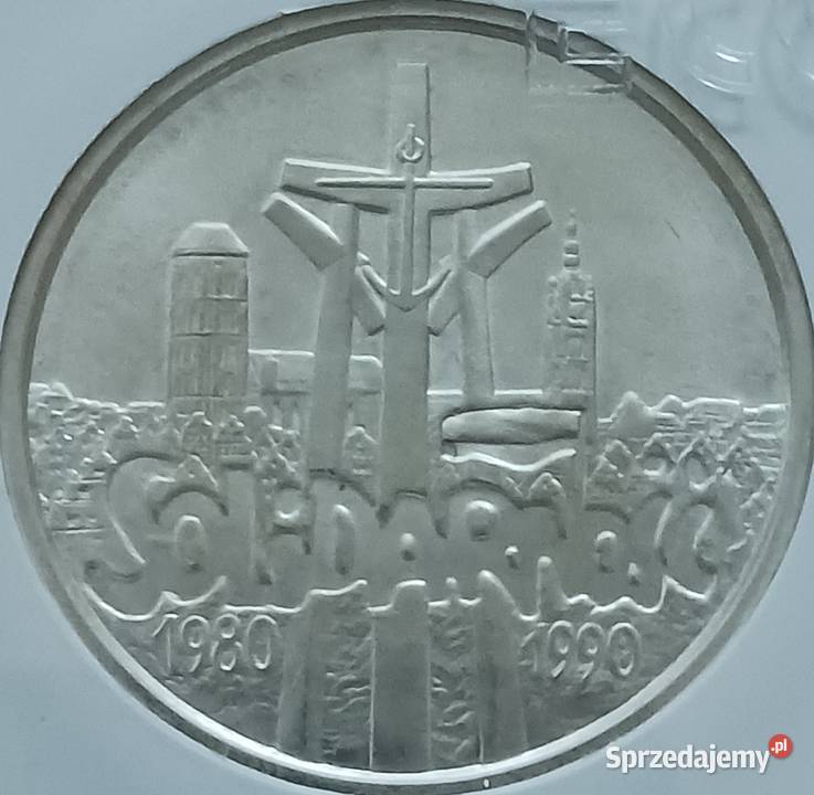 100 000 Solidarność 1990 r TYP B MS63 GCN Konin