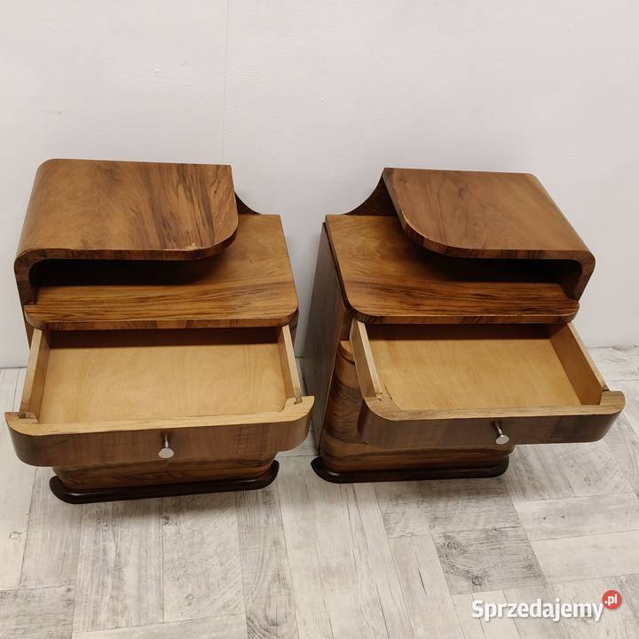 szafki nocne art Deco nakastliki vintage Nocne Radomsko