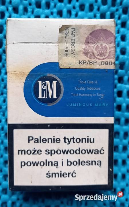 Paczka kolekcjonerska papierosów marki LM Małkinia Górna sprzedam