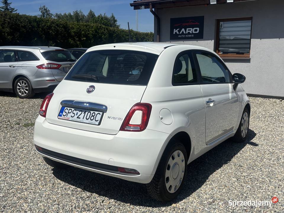 Fiat 500 Hybryda 2021r Polski Salon Niski Paniówki sprzedam