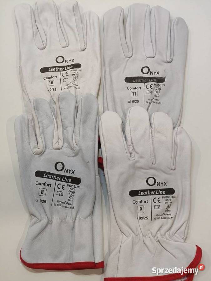 Rękawice ochronne z naturalnej skóry koziej Pozostałe Radom