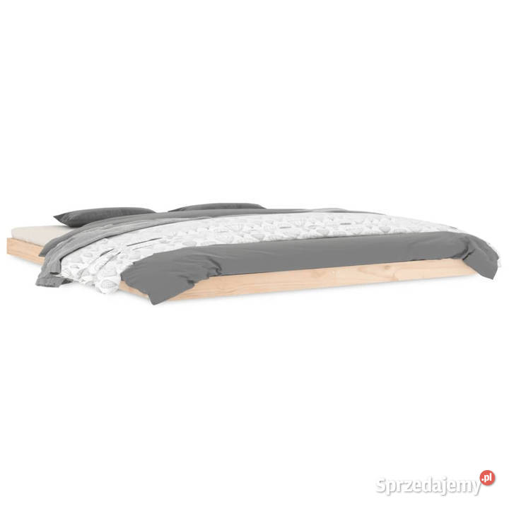 Rama łóżka lite drewno sosnowe 180x200 WM823429 184cm Łóżka mazowieckie