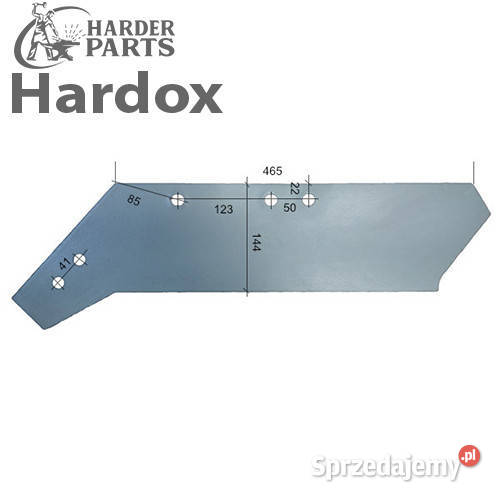 Lemiesz 300hektarów HARDOX 93115L części do Suwałki