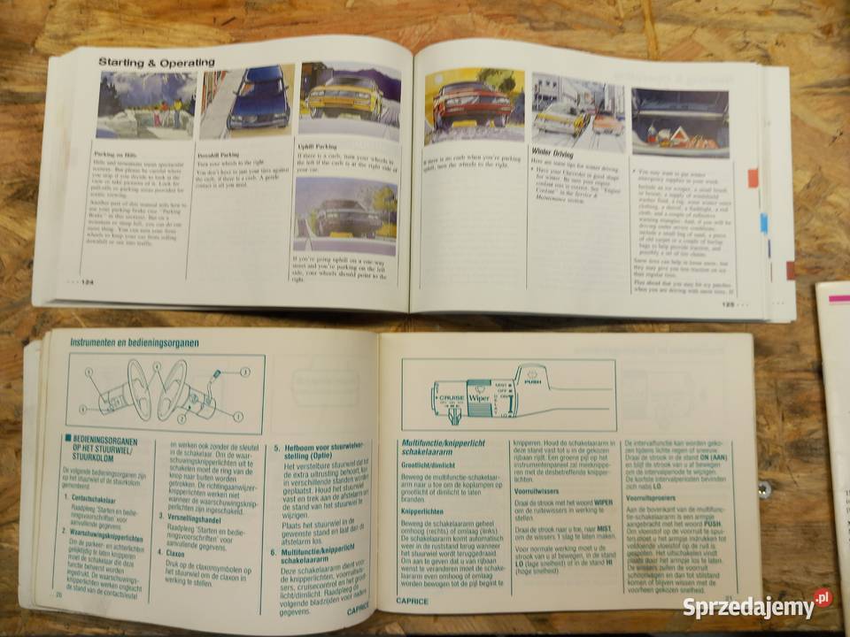 Chevrolet Caprice instrukcja ksiązka Kraków