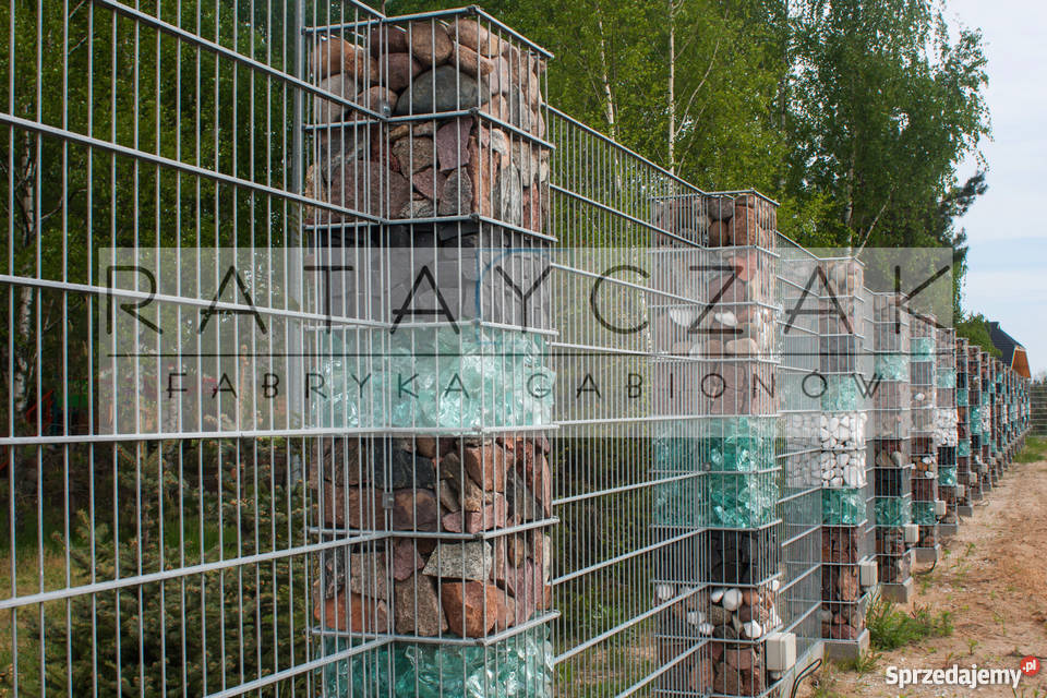 Ogrodzenie gabionowe gabiony gabion ogrodzenie Starogard Gdański
