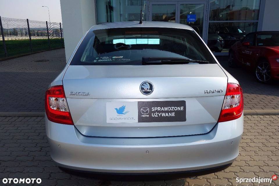 Skoda RAPID ACTIVE 12 TSI 85KlimaFVAT 23Rapid lakier metallic mazowieckie Warszawa