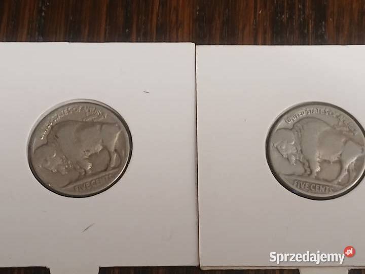 monety USA 5 centów Buffalo Łomża