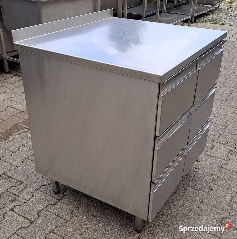 STÓŁ GASTRONOMICZNY Z 6MA SZUFLADAMI 807085 sprzedam